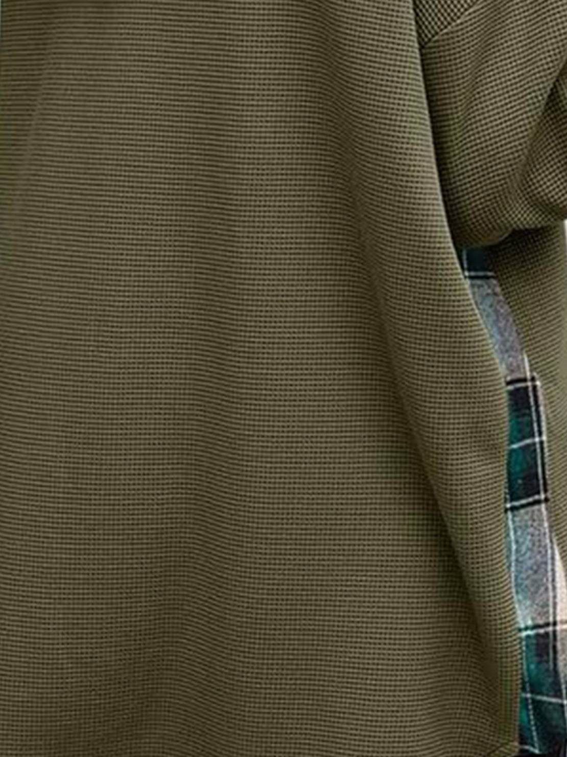 CloudKnit Oversized Hooded Shacket in textured waffle knit with button-front and drawstring hood