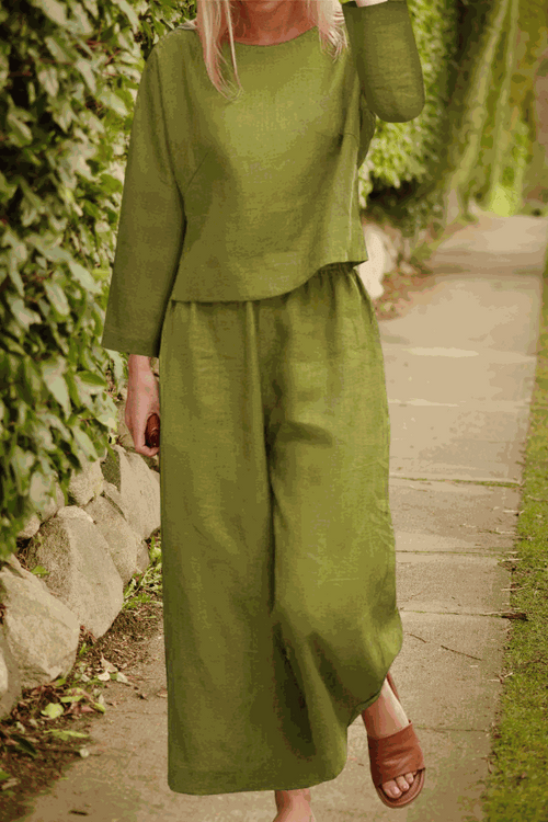 Loose Solid Color Two-Piece Set - Halloween Collection