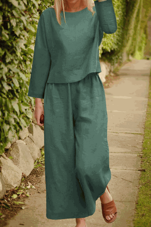 Loose Solid Color Two-Piece Set - Halloween Collection