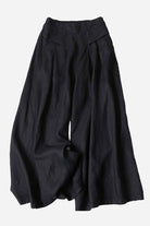 Sun-Kissed Elegance lightweight black palazzo pants with breathable fabric and flattering fit