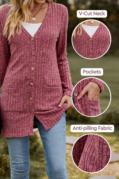 Long, Lightweight, Ultra Soft Knit-like Cardigan