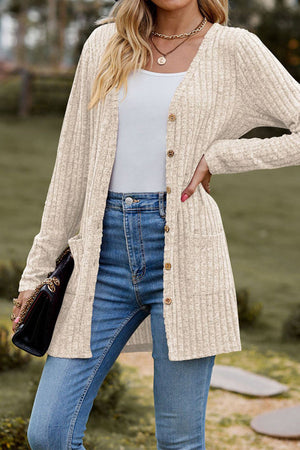 Long, Lightweight, Ultra Soft Knit-like Cardigan