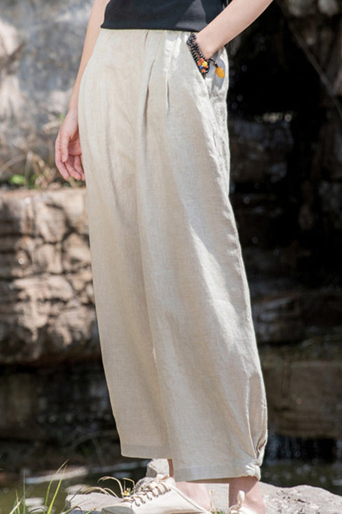 Ramie Linen Cotton Pants