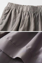 Soft Mornings wrinkle-free breathable shirt and shorts set fabric close-up