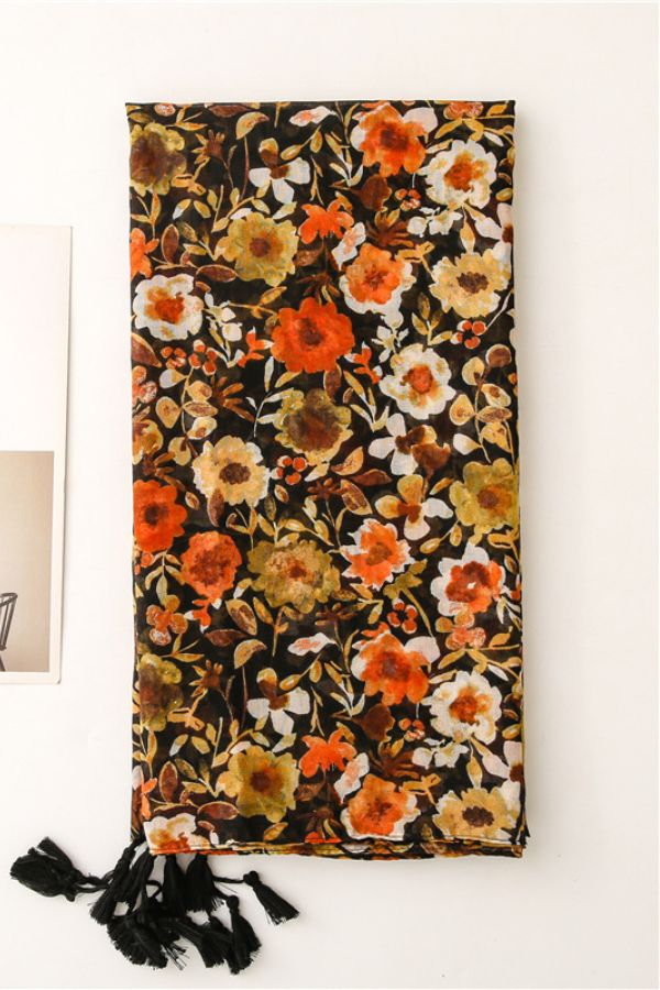 Twilight Blooms Scarf