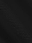 Modern classic double-breasted blazer with cotton-blend fabric and raw-edge seaming