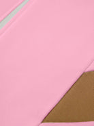 Slimming colorblock comfort tracksuit with contrast curved panels and relaxed fit for casual wear