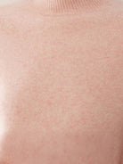 Lightweight 100% Italian cashmere sweater with mock neck and regular fit