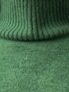 soft-knit turtleneck two-piece set with wide-leg pants and relaxed fit