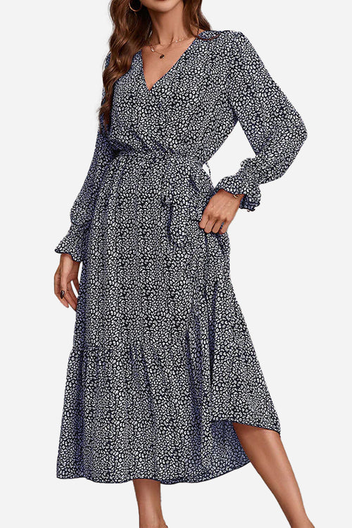 Bloom Wrap Midi Dress