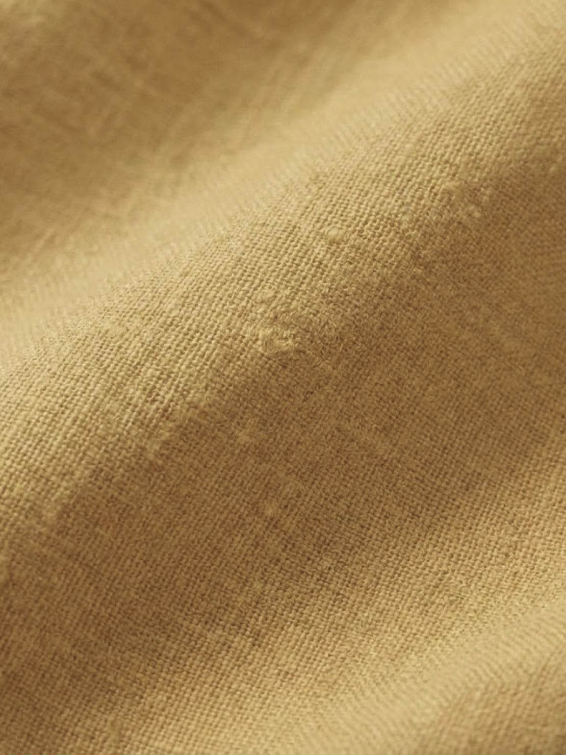 Loose solid color two-piece set with breathable cotton blend fabric and relaxed fit design