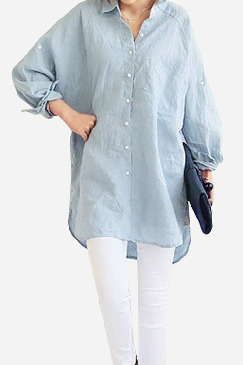 Oversized Linen Shirt