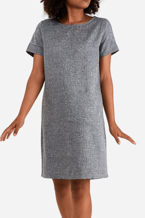 Short Sleeve Shift Dress