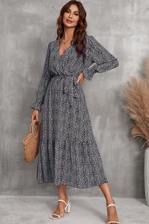 Bloom Wrap Midi Dress